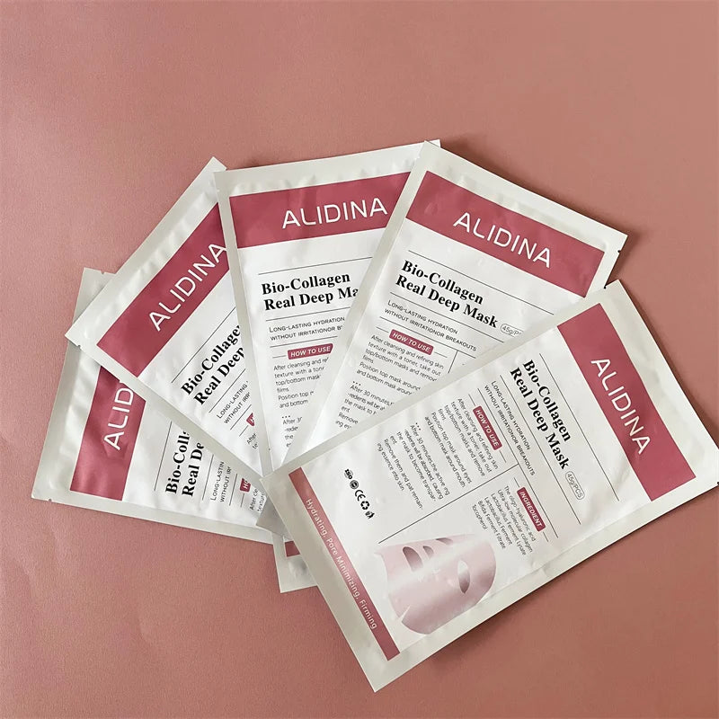 ZS Korean Glass Skin Collagen Mask Bio-Collagen Deep Hydrating Overnight Mask for Pore Minimizing Elasticity Improvement
