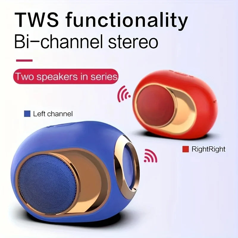 Portable Wireless Speaker Bluetooth Waterproof Speaker TWS Stereo Speaker 3D Bass Speaker with Hands Free Call Audio Accessories - You Offer
