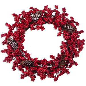 SRETNO Christmas Wreath Artificial Plants Red Fruit Flower Wreath Home Decorations Ornaments Christmas Supplies 2025 New Garland