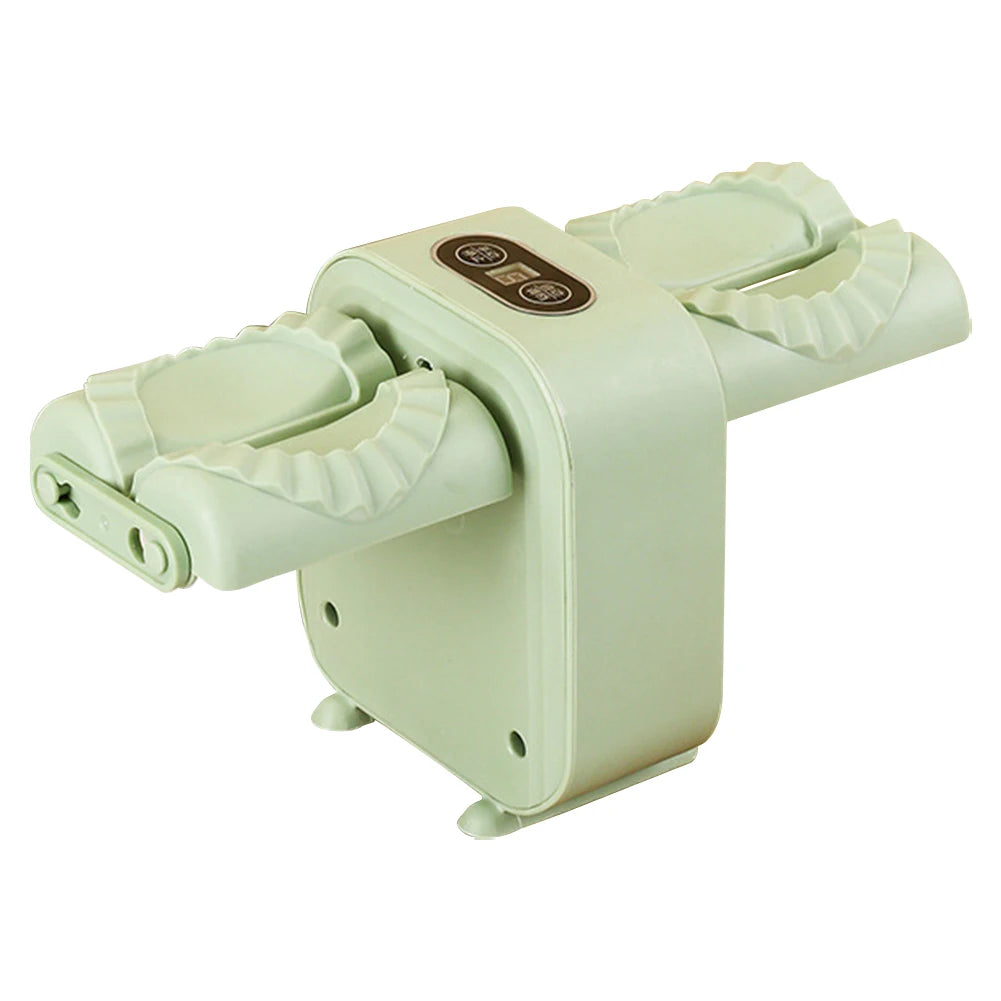 Automatic Dumpling Maker Mould Machine Household Press Double Head Dumpling Making Mold Machine Empanadas Pierogi Kitchen Gadget
