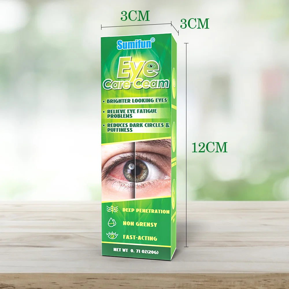 Sumifun 20g Chinese Herbal Medicine Eye Care Cream Brighter Looking Eyes Relieve Eye Fatigue Problems Eyes Red Blood Clear