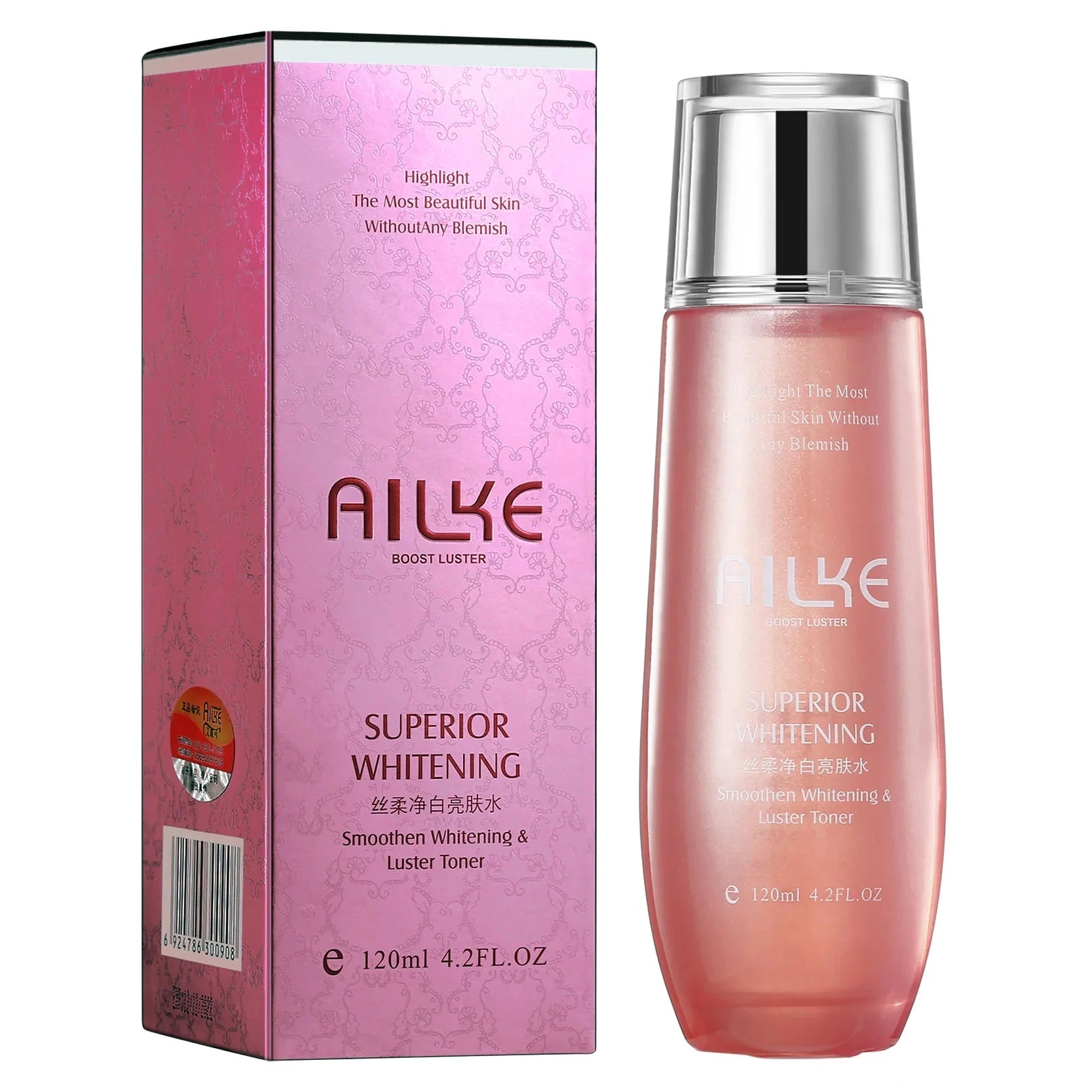 AILKE Rosewater Toner for face vitamin c brightening cleaning whitening Glycerin Oil Control Essence tonic facial care comestics