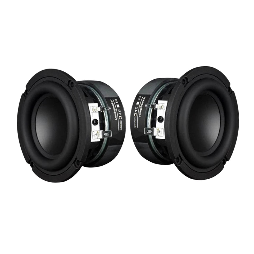 AIYIMA Audio 3 Inch Portable Subwoofer Speaker 60W Power 4 Ohm Big Voice Coil Steel Cannon DIY Sound Bass Loudspeaker Home