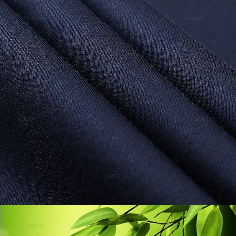 Spring Summer High Quality Luxury Straight Business Suit Pants Men Bamboo Fiber Designer Elegant Casual Long Formal Trouser Male - You Offer