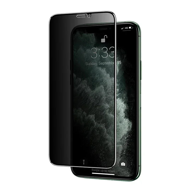 Anti Spy Tempered Glass For iPhone 16 15 14 13 12 Mini 11 Pro XS Max XR X 8 7 Plus SE 2020 Screen Protector Privacy Glass