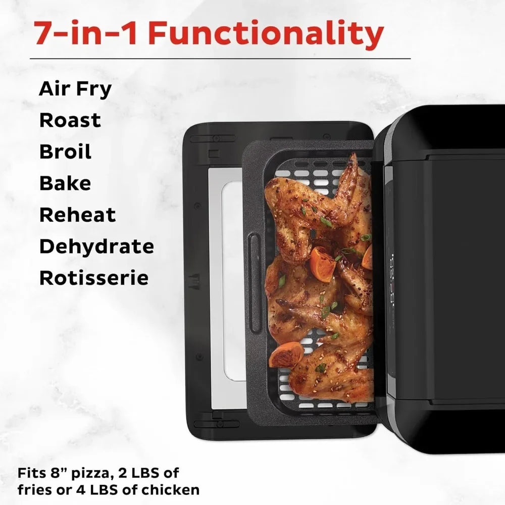 NEW-Instant Pot 10QT Air Fryer, 7-in-1 Functions With EvenCrisp Technology That Crisps, Broils, Bakes, Roasts, Dehydrates, Rehea