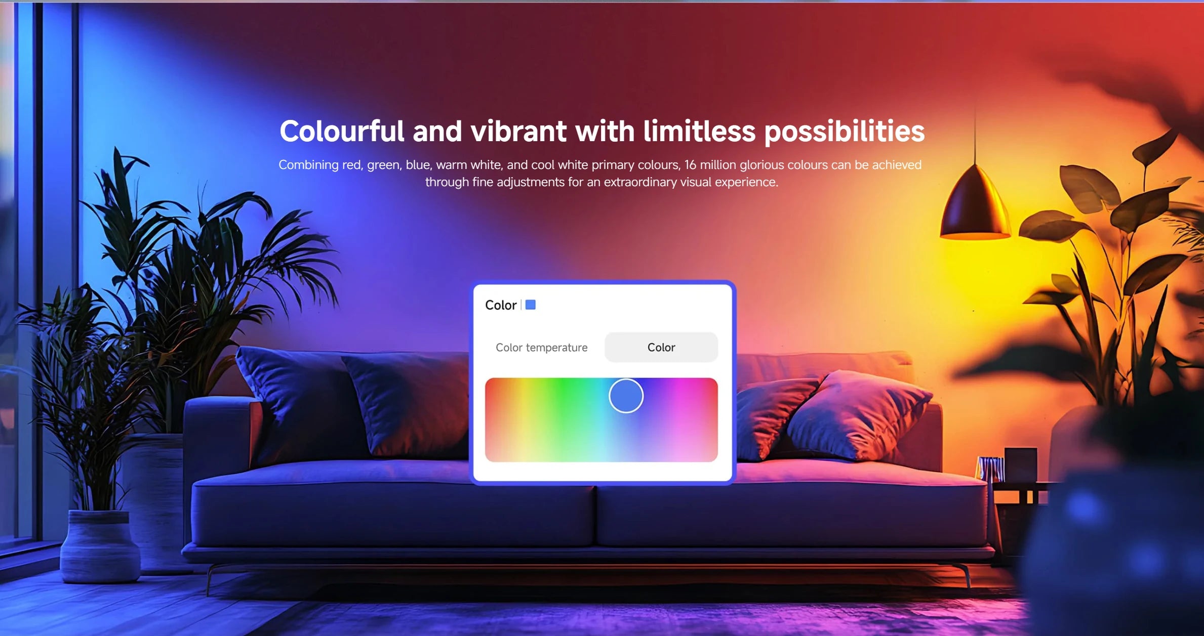 Xiaomi Smart LED Bulb White and Color Low-power LED Bulb Remote Control LED Light Temperature Lamp For Xiaomi Home