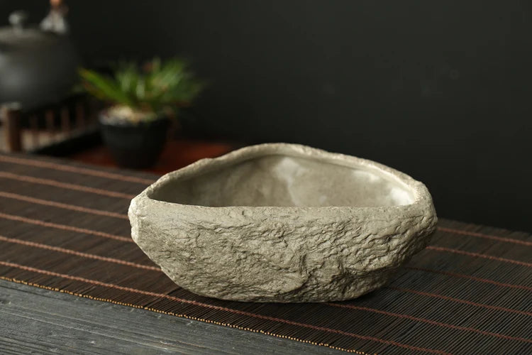 Large Size Cerc Tea Waing Basin Simulated Home Living Room Tea Cup Basin Tea House Coarse Cercs Tea Ceremony Accor...