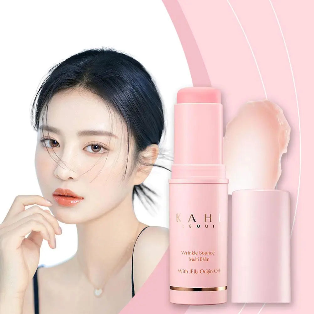 KAHI Moisturizing Stick Wrinkle Bounce Multi Balm for Face Daily Improving Wrinkle Universal Cream Korean Skin Care
