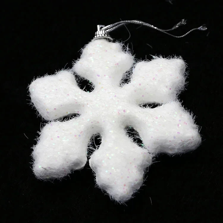 Christmas Decoration Foam Snowflake Christmas Tree Hanging Garland Hanging Decoration Gift 2024 New Christmas Supplies