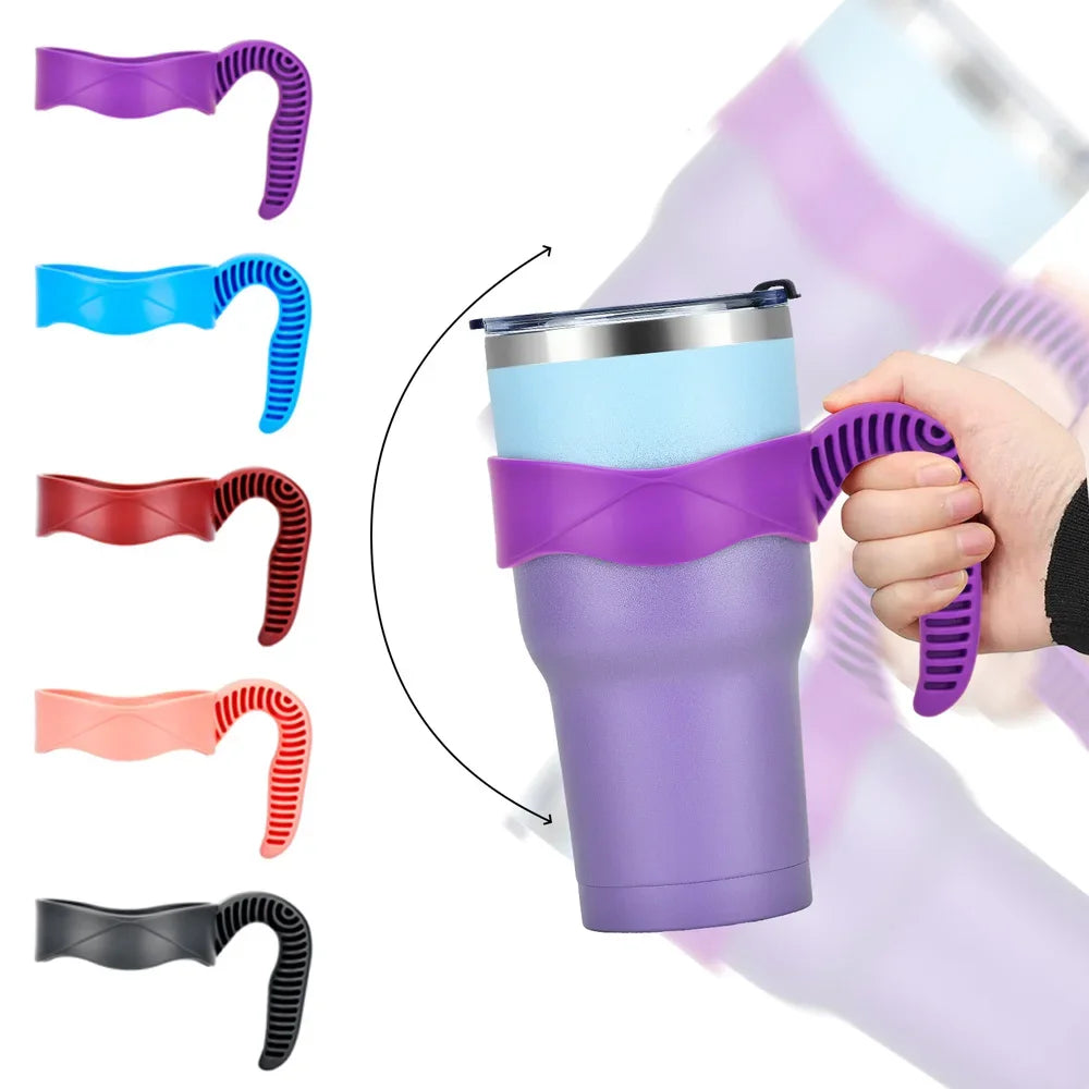 20/30oz Tumbler Handle Water Thermos Bottle Holder Travel Drinkware Holder Coffee Cup Portable Insulated Bottles Accessories - You Offer