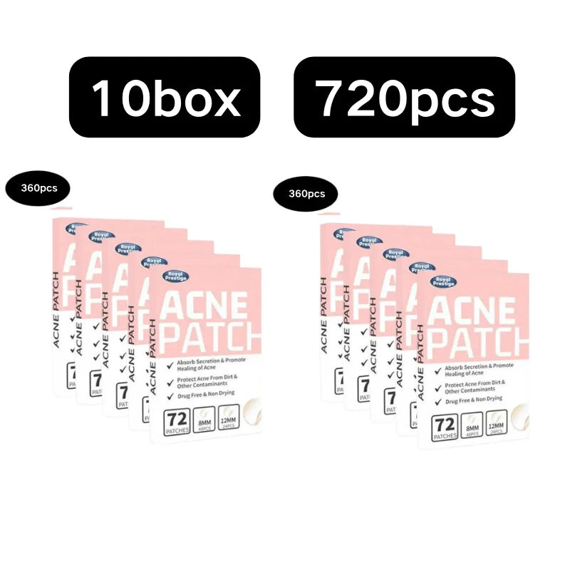 1box /72 Patch Acne Pimple Patch Stickers Acne Treatment Pimple Remover Tool Blemish Spot Facial Mask Skin Care Waterproof