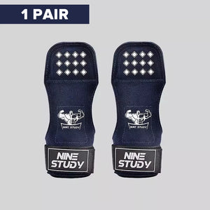 Cowhide Lifting Straps Grips Gym Fitness Sport Gloves Anti-Skid Pads For Deadlift Workout Strength Training