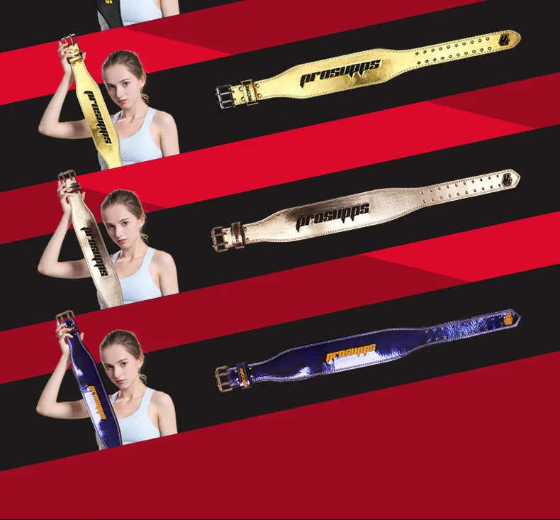 Weight Lifting Leather Belt Body Fitness Gym Back Support Power Lifting Belt Lumbar Protector For Squats Deadlift BodyBuilding