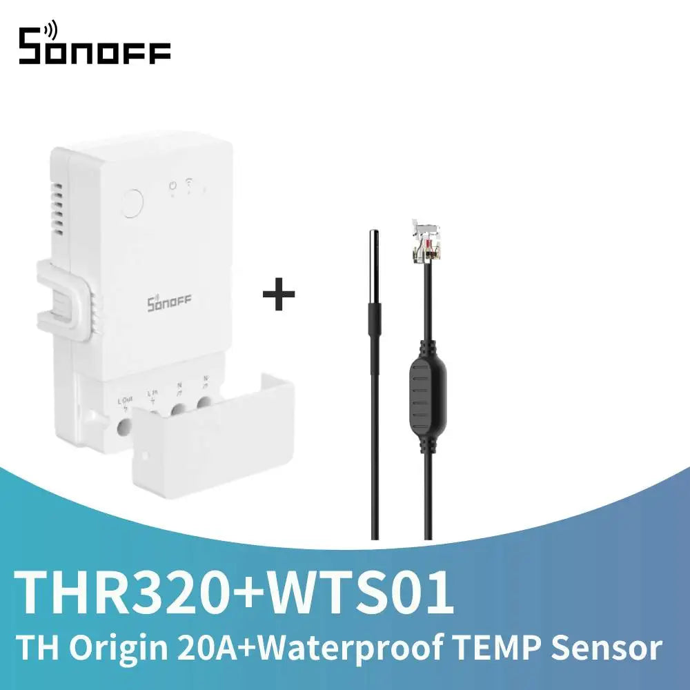 16/20A SONOFF TH Elite Origin Wifi Temperature Humidity Monitor Controller Switch With THS01/WTS01 Sensor Diy Smart Thermostatic