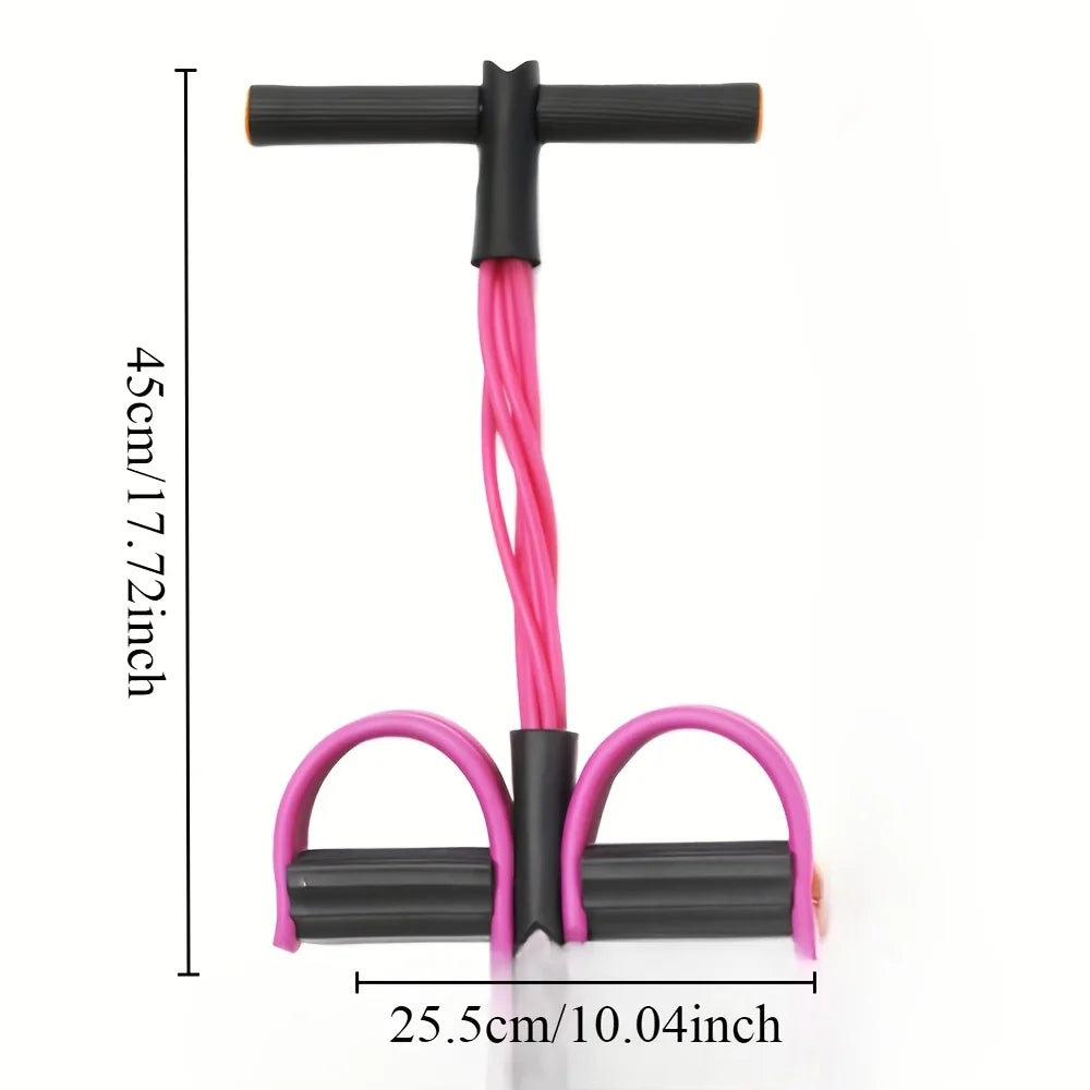 Six-Tube Tensioner Multi-Functional Household Fitness Yoga Abdominal Strengthening Resistance Band Tension Rope Sit-Up Assistive