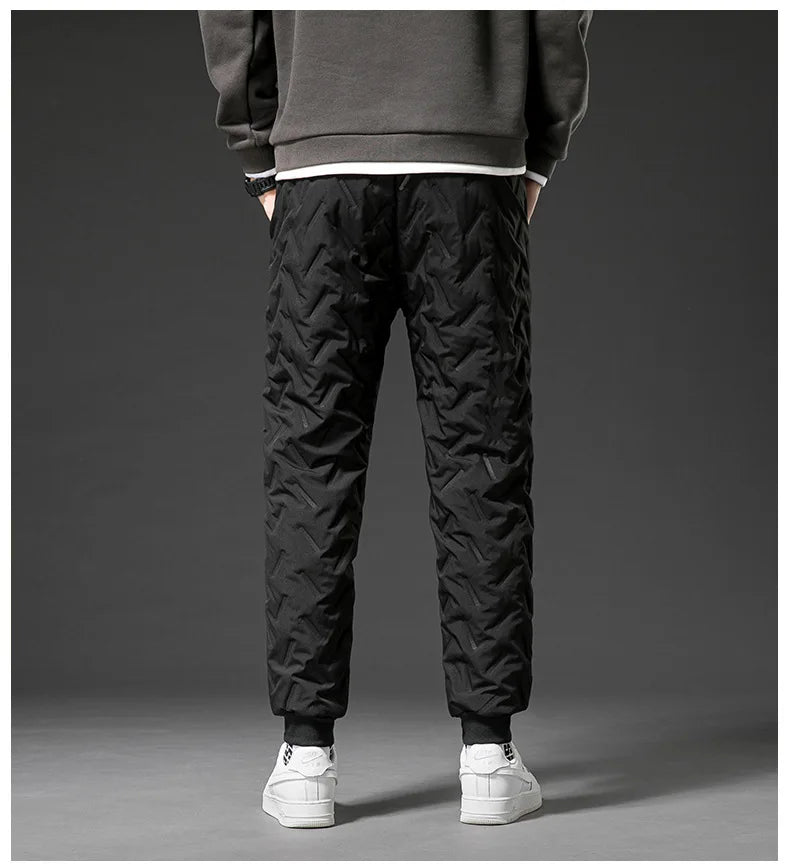 New Big Size Winter Pant Men Thick Fleece Lined Jogger Cotton Padded Warm Work Trouser Male Plus Large Sweatpant 9XL 10XL Autumn - You Offer