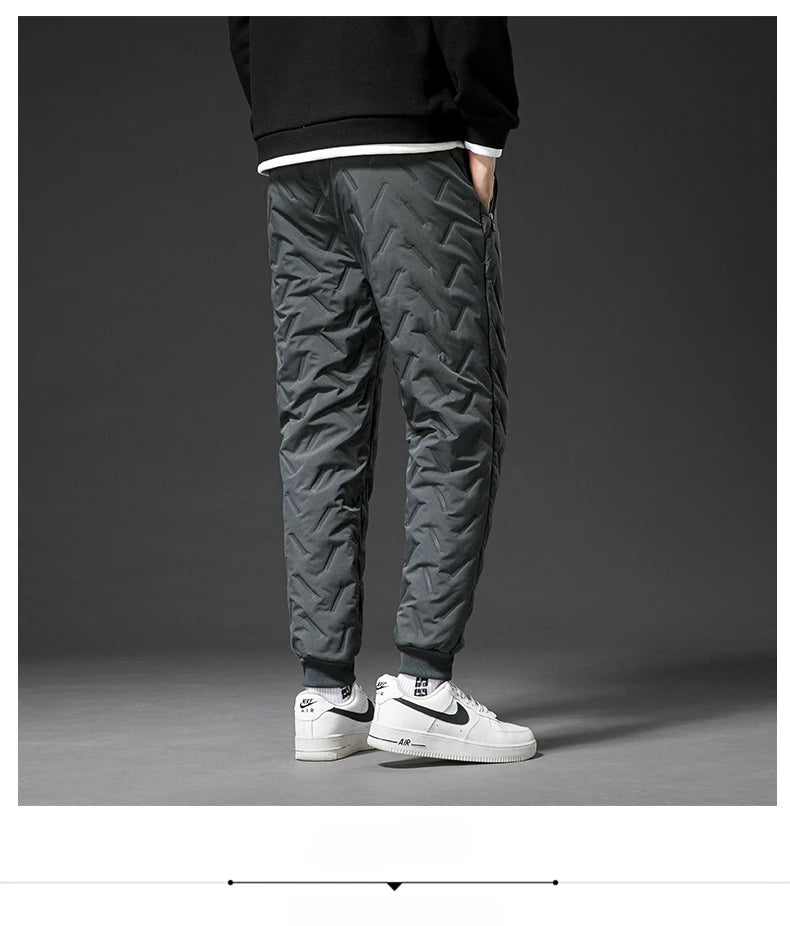 New Big Size Winter Pant Men Thick Fleece Lined Jogger Cotton Padded Warm Work Trouser Male Plus Large Sweatpant 9XL 10XL Autumn - You Offer
