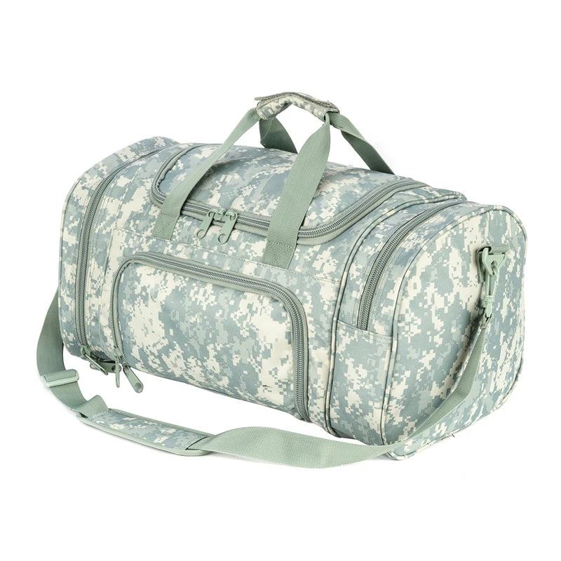 Military Tactical Travel Bag Men Outdoor Handbag Sports Luggage Bags Weekend Gym Hiking Trekking Bag with Shoes Compartment - You Offer