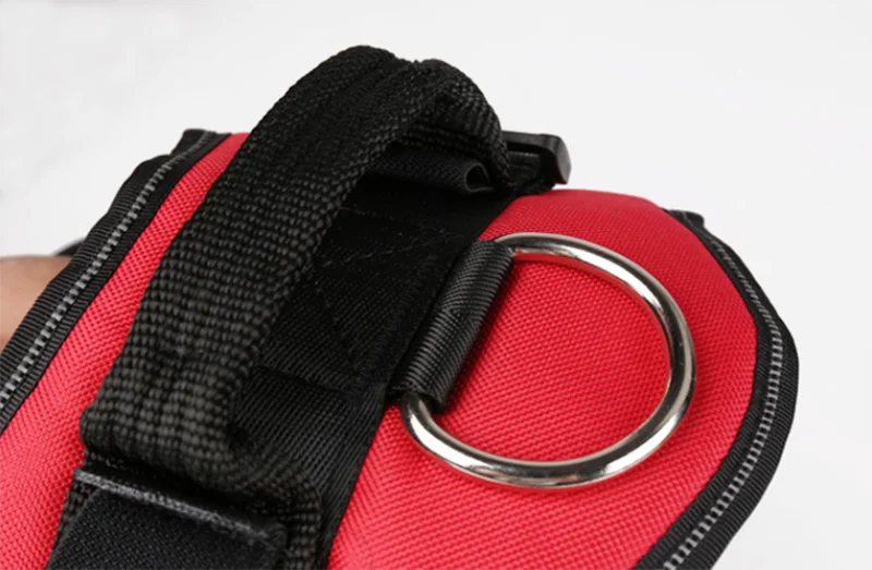 Dropshipping Dog Harness Vest ID Patch Customized Reflective Breathable Adjustable Pet Harness For Small Large Dogs NO PULL