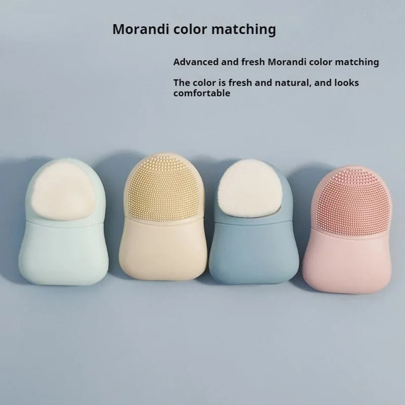 Silicone Facial Cleansing Brush Skincare Massage Tool Facial Deep Pore Skin Care Scrub Cleanser Double Sided Face Wash Brushes