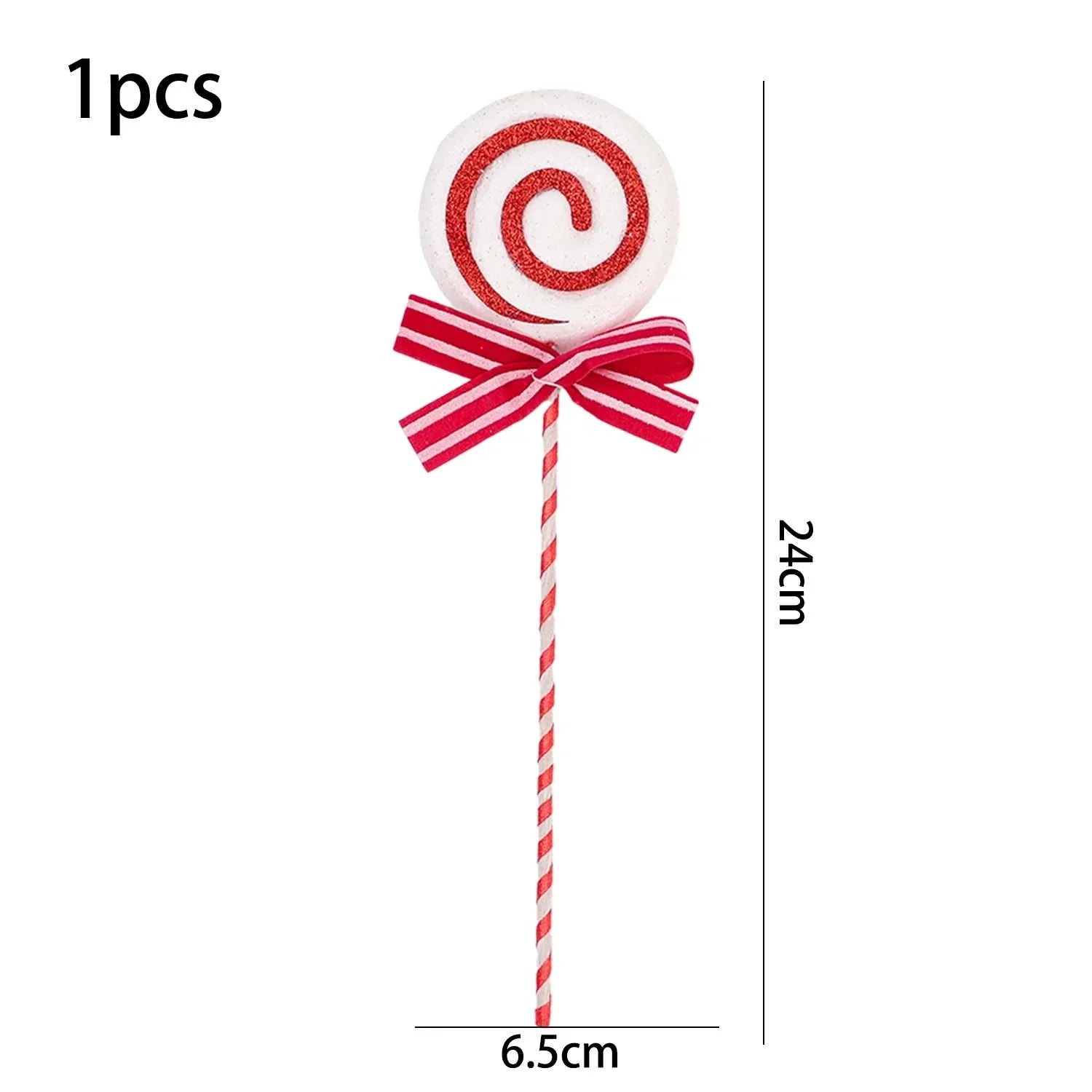 20/1x Christmas Candy Cane Ornaments Plastic Glitter Xmas Tree Hanging Pendants Twisted Crutch Candy Canes New Year Party Favors