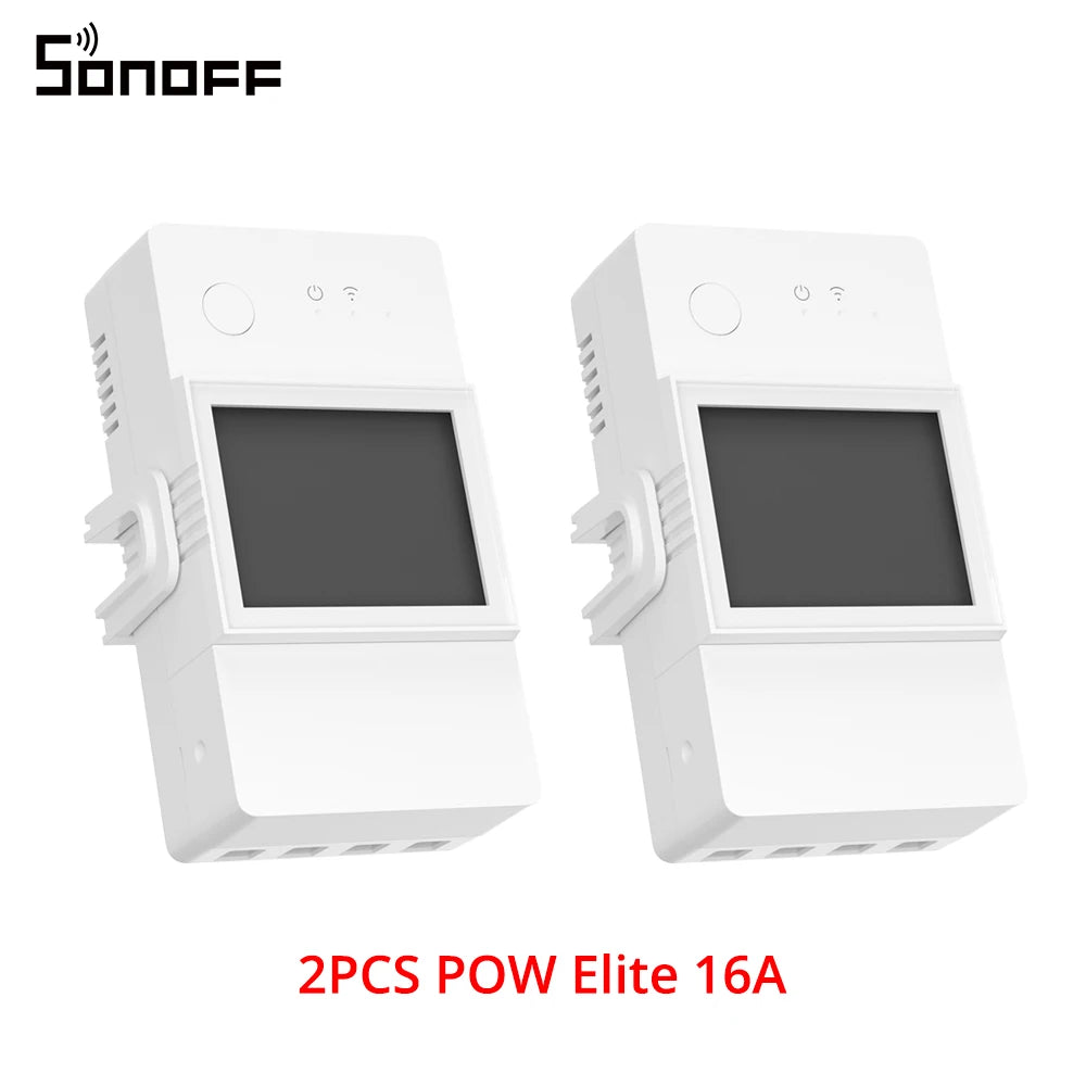 1/5PCS Itead SONOFF POW Elite Smart Wifi Power Switch 16A 20A Wireless Remote Control Switch Monitor Energy Usage via e-WeLink