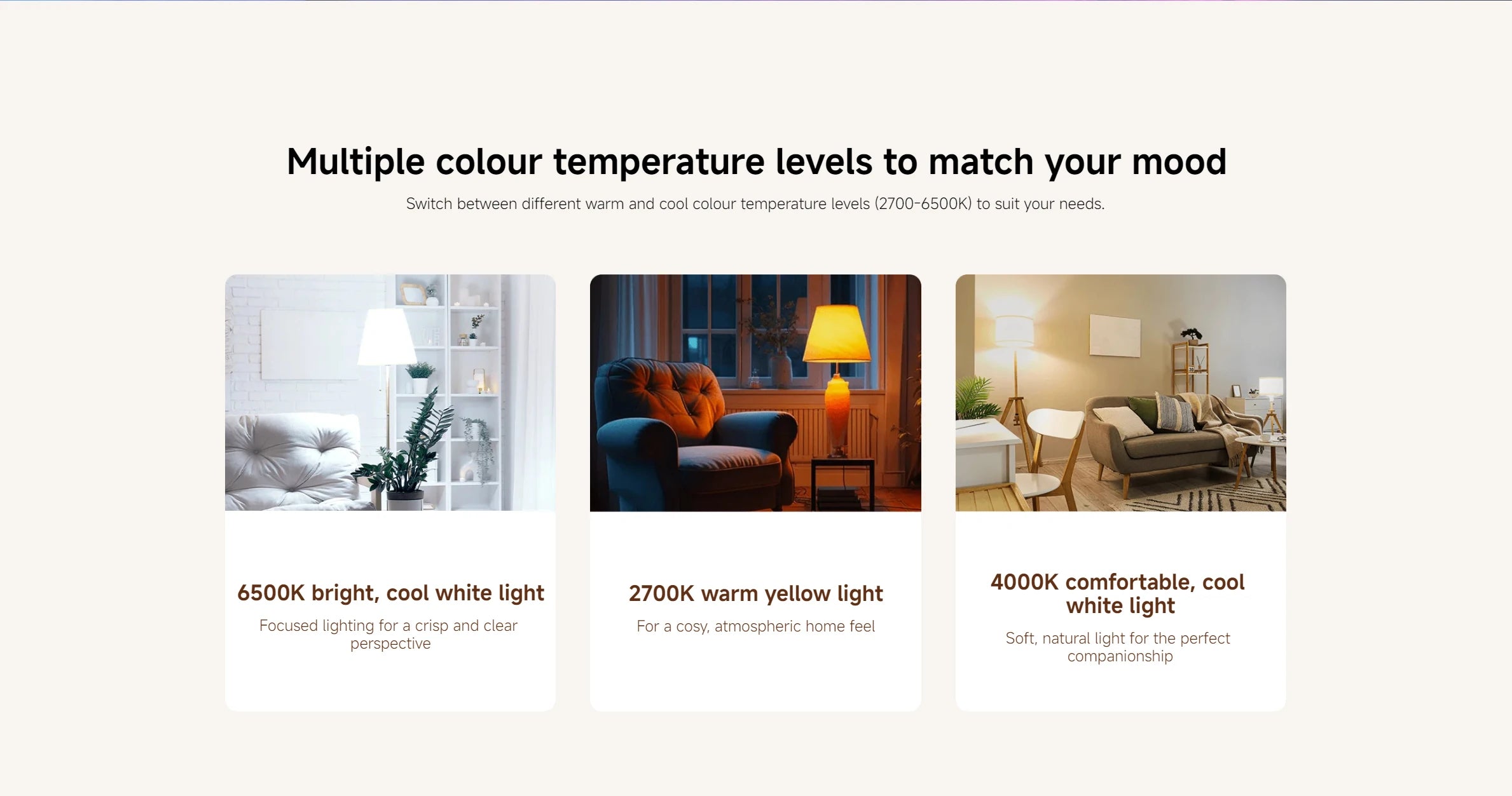 Xiaomi Smart LED Bulb White and Color Low-power LED Bulb Remote Control LED Light Temperature Lamp For Xiaomi Home