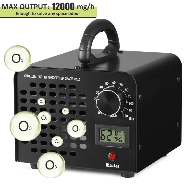 12g Ozone Machine Ozone Generator Air Purifier Remove FormaldehydeOdor Deodorize Home Kitchen Office Car Ozon Cleaner Ozonizador