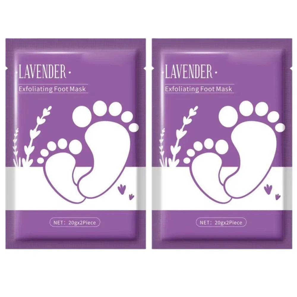 Exfoliating Foot Mask Lavender oil Moisturizing Remove Dead Skin Calluses Heel Crack Repair Foot Mask winter Foot Skin Care