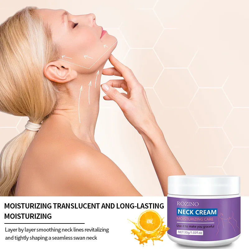 Instant Neck Cream Remove Wrinkle Anti-Aging Firming Whitening Moisturizing Nourishing Smooth Tighten Skin Care Beauty Health