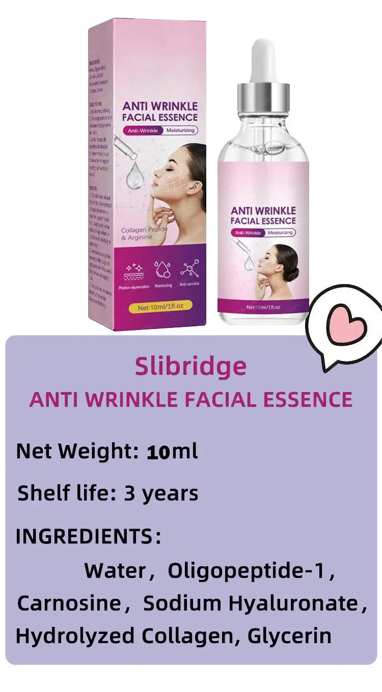 Anti-aging Serum Face Neck Forehead Wrinkles Removal Moisturizing Reduces Fine Lines Lifting Firming Tightens Skin Product