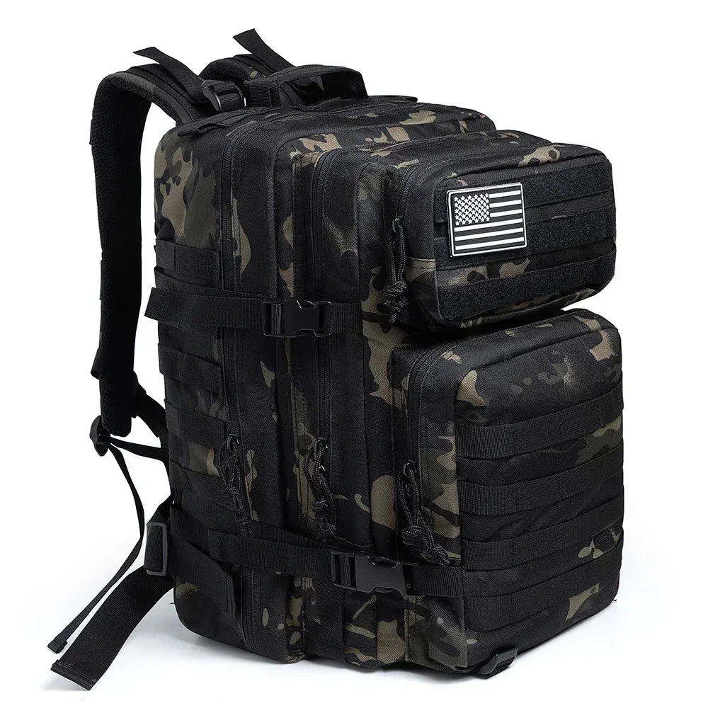 45L Tactical Backpack Large Capacity Outdoor Rucksack 3 Day Fitness Hiking Bag Hiking Camping Gear Backpacks - You Offer