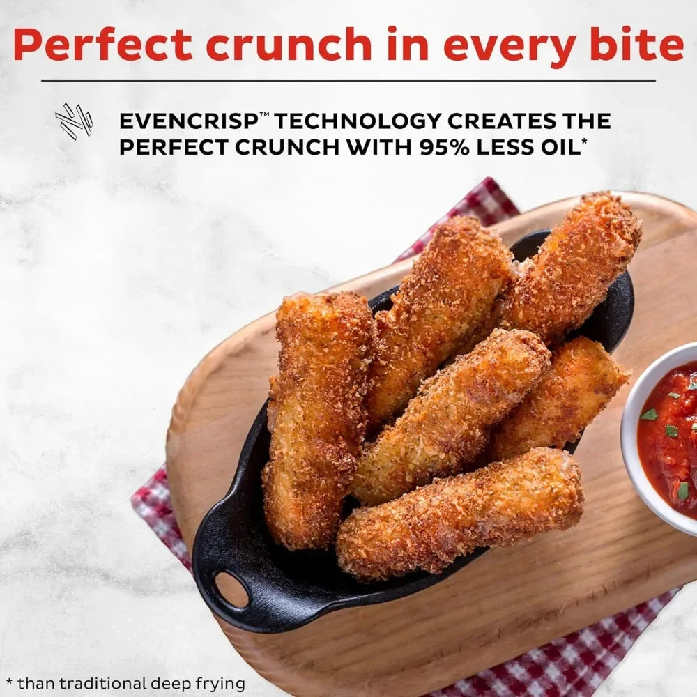 NEW-Instant Pot 10QT Air Fryer, 7-in-1 Functions With EvenCrisp Technology That Crisps, Broils, Bakes, Roasts, Dehydrates, Rehea