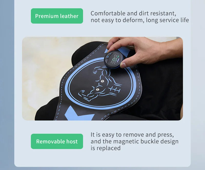 EMS Electric Abdominal Trainer Slimming Belt ABS Muscle Stimulator Fitness Toner Body Shaping Workout Waist Arm Leg Loss Weight