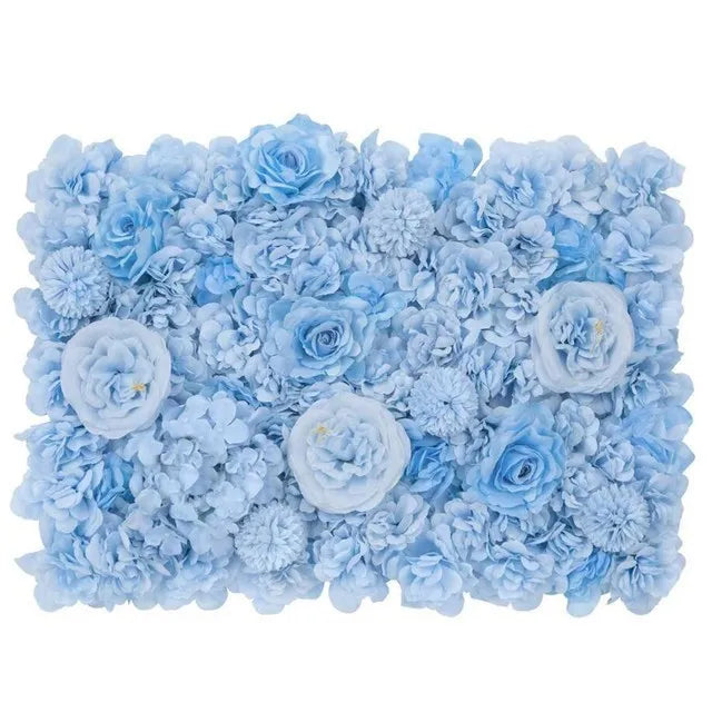 Pink Silk Rose Flower Wall Panels Artificial Flower for Wedding Decoration Baby Show Party Home Bedroom Backdrop Decor - You Offer