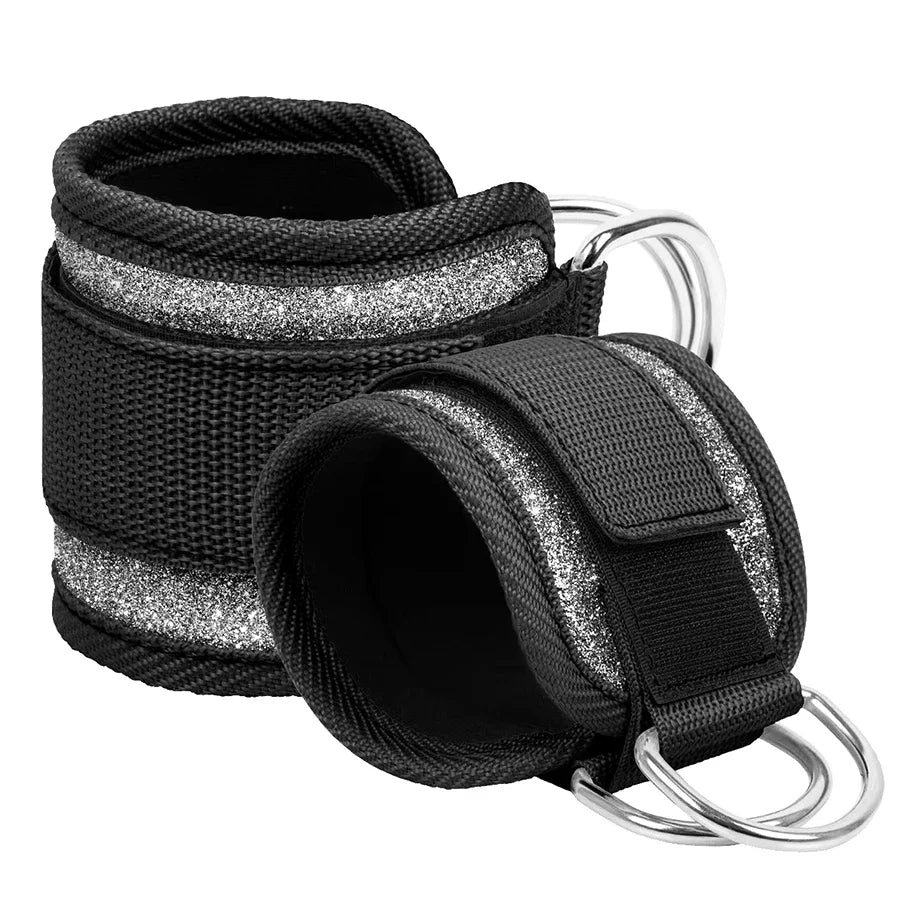 Fitness fluorescence Sports Straps Adjustable D-Ring Support Cuffs Ankle Pulley With Buckle Guard Leg Strength Safety Abductors - You Offer