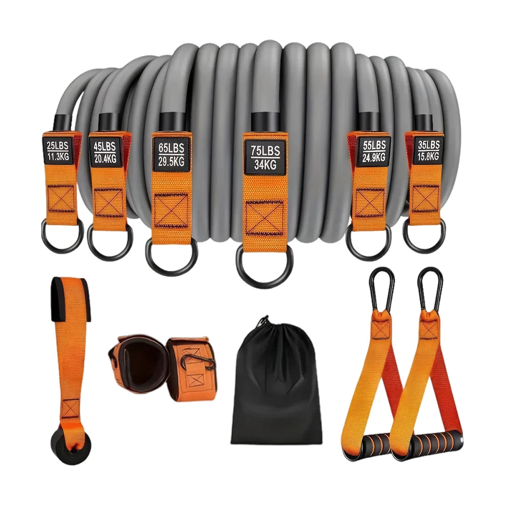Resistance Bands Exercise Bands Heavy Duty Fitness Bands Set with Handles Workout Bands Multi-Function Home Gym Equipment - You Offer