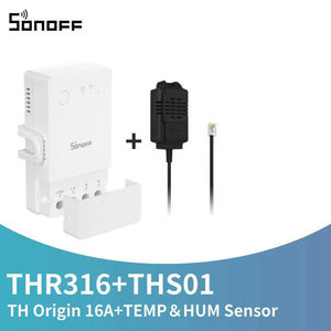 16/20A SONOFF TH Elite Origin Wifi Temperature Humidity Monitor Controller Switch With THS01/WTS01 Sensor Diy Smart Thermostatic