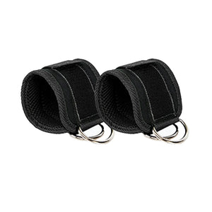 LOOGDEEL TPE Resistance Bands Ankle Straps Fitness D-Ring Support Ankle Cuffs Yoga Band Gym Guard Leg Strength Safety Extensions