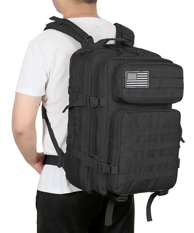 45L Tactical Backpack Large Capacity Outdoor Rucksack 3 Day Fitness Hiking Bag Hiking Camping Gear Backpacks - You Offer