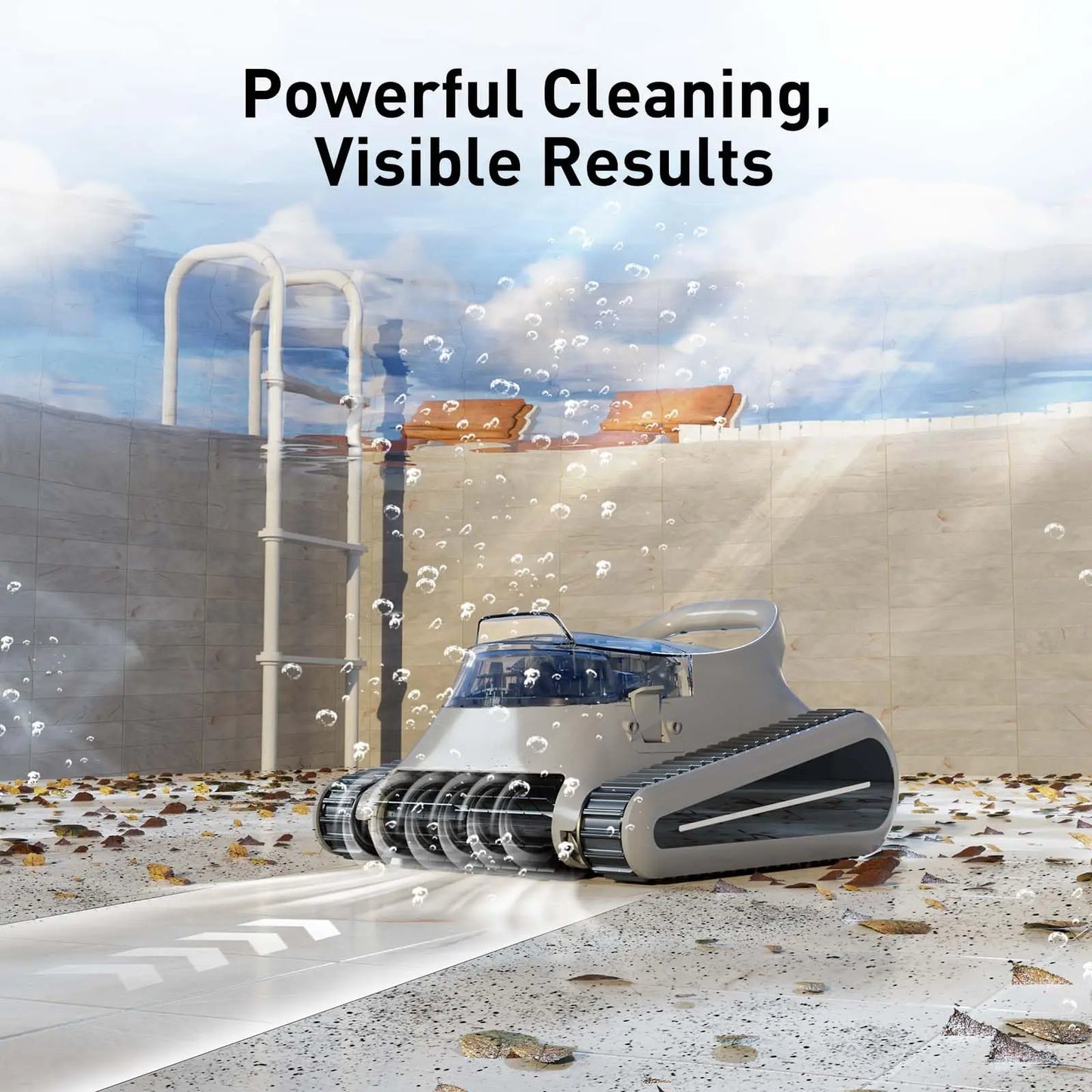 (2025 New) Seauto Crab Pro Cordless Robotic Cleaner, for Inground Pools up to 2000 Sq.ft, all and Waterline Cleaning Vacuum - You Offer