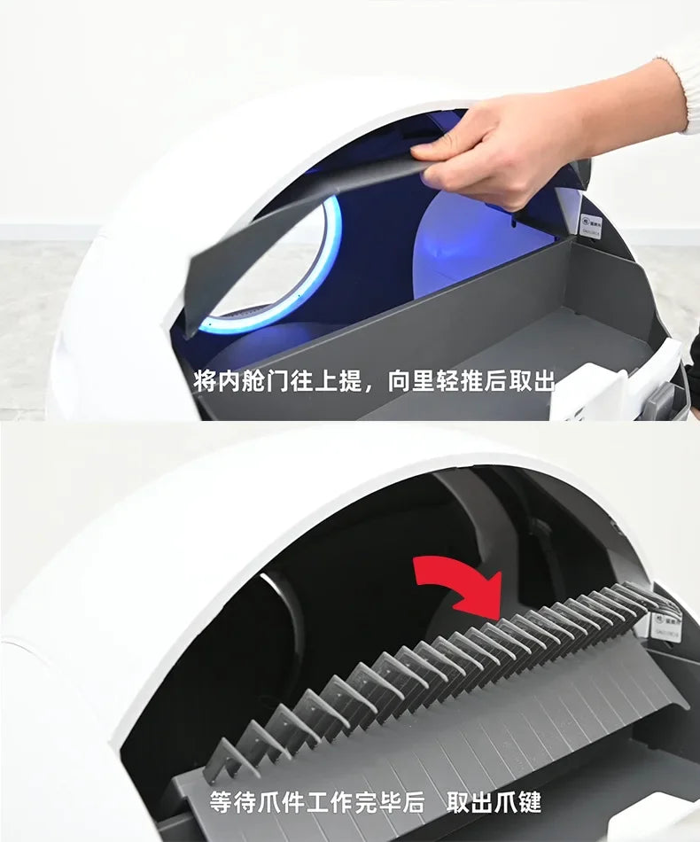 Use for Elspet Smart Cat Litter Box Accessory Cat Toilet Trash Bag/rake/Ultraviolet Lamp/safety Door