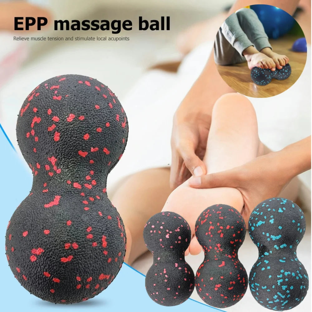 Fitness Body Fascia Exercise Relieve Pain Yoga Ball EPP Lacrosse Myofascia Ball Peanut Massage Ball Roller - You Offer