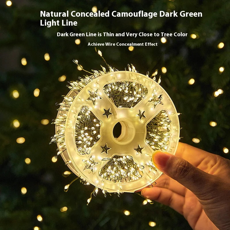 LED Firecracker String Lights Remote Control Halloween Garland EU/US DC Power Fairy Light for Wedding Party Christmas Decoration