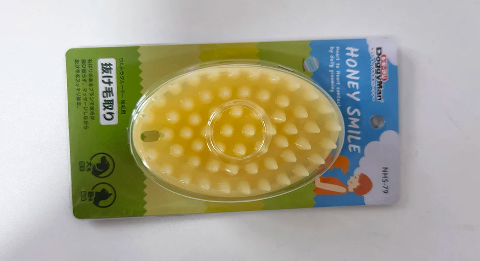 Dog Cat Massage Brush Combs Cleaner Puppy Hair Removal Slicker Brushes Wash Tools Soft Gentle Silicone Bristles