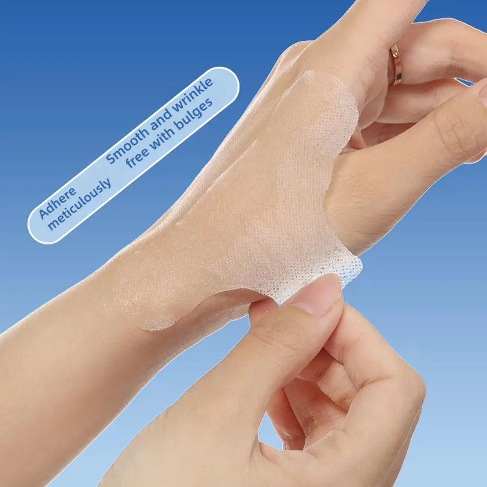 New 100pcs Disposable Nose Mask Paper Moisturizing Paper Mask Strips Cosmetic Paper Remove Cotton Care Skin Blackhead E5B4