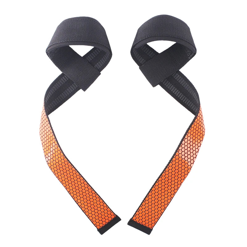 Silica gel Non-Slip Lifting Straps for Weightlifting,Gym Non-slip Powerlifting Straps,Strength Training Belts