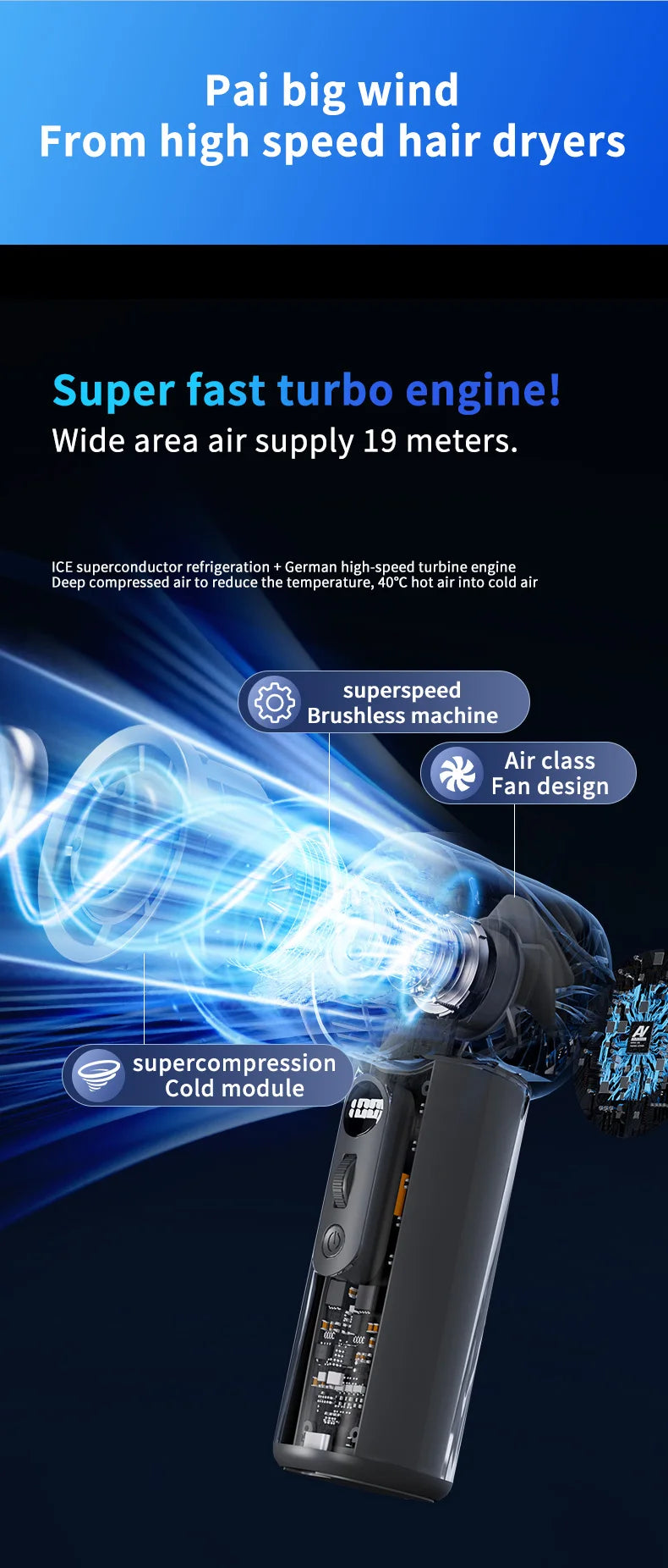 2025 New Mini Semiconductor Refrigeration Handheld Fan USB Portable 3000mAh Cooling High-speed Ice Pack Handheld Electric Fan