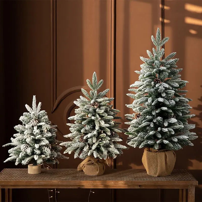 45/60/90cm PE Christmas Tree Luxury Simulated Cedar Desktop Ornaments Small Decorations